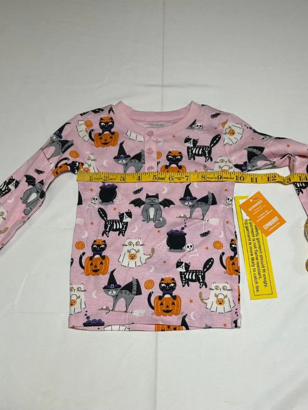 Gymboree Girls 2T Pink Cats Halloween 2 Piece Pajama Set NWT Fall Snug Fitting